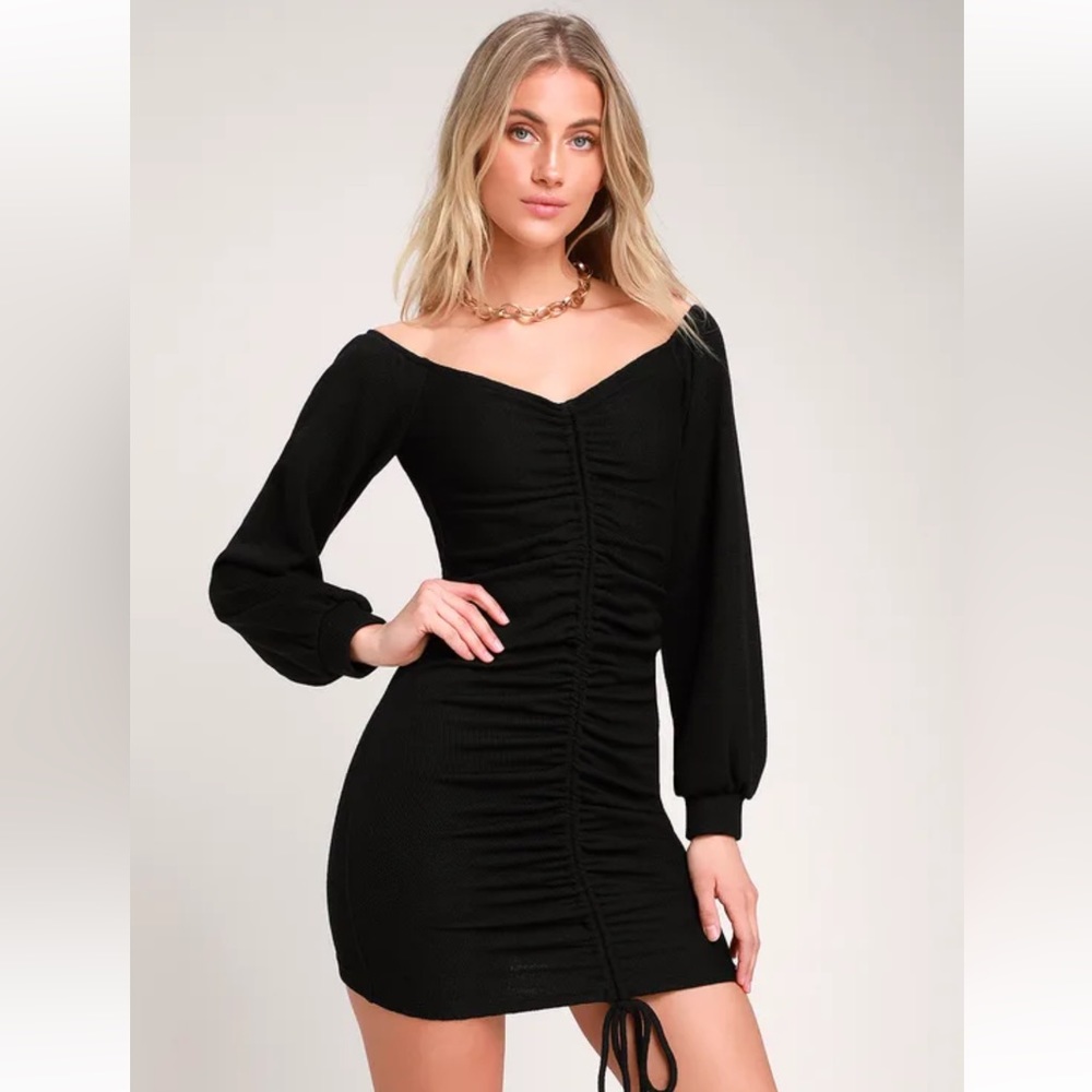 LULUs Mini sweater dress